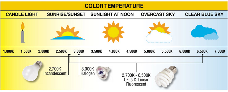 Light Bulb Color Temperature