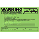 Parking Violation Tags & Stickers
